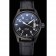 Swiss IWC Mark XVII Black Steel Case Black Dial Black Leather Bracelet 622667