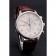 IWC Portugieser Chronograph White Dial Rose Gold Hands And Numerals Steel Case With Diamonds Brown Leather Strap