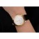 Swiss Rolex Cellini White Dial Gold Case Black Leather Strap