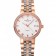 Swiss Vacheron Constantin Traditionnelle White Dial Diamond Bezel Rose Gold Case Two Tone Bracelet