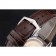 Swiss Patek Philippe Calatrava White Dial Stainless Steel Case Brown Leather Strap