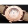 Swiss Piaget Altiplano Rose Gold Skeleton Dial With Diamonds Rose Gold Case Brown Leather Strap