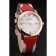 Burberry The City Classic Silver Dial Red Bracelet 622567
