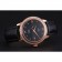 Omega De Ville Prestige Co-Axial Black Dial Rose Gold Diamond Case Black Leather Strap Roman Numeral