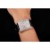 Swiss Piaget Emperador Tourbillon Skeleton Silver Diamond Case Black Leather Bracelet 1453943