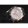 Breitling Chronomat White Dial Rose Gold Bezel And Subdials Stainless Steel Case Black Rubber Strap