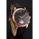 Patek Philippe Chronograph Black Guilloche Dial Rose Gold Case Black Leather Strap
