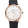 Piaget Altiplano Gold Case White Dial Black Leather Bracelet 622628