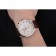 IWC Portugieser Chronograph White Dial Rose Gold Hands And Numerals Steel Case With Diamonds Brown Leather Strap