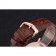 Cartier Rotonde Chronograph White Dial Rose Gold Case Brown Leather Strap