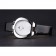Omega Ladies Watch White Dial Stainless Steel Case Black Leather Strap 622818