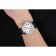 Cartier Rotonde White Dial Stainless Steel Case Black Leather Strap 622757
