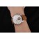 Patek Philippe Grand Complications Day Date Tourbillon White Dial Rose Gold Numerals Stainless Steel Case Brown Suede Leather Strap 1453818