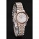 Patek Philippe Calatrava Ladies White Dial Rose Gold Case Two Tone Bracelet 1453832