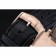 Piaget Emperador Limited Edition Black Dial Engraved Gold Case Black Leather Bracelet 1454137