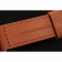 Panerai Radiomir Stainless Steel Bezel Orange Leather Bracelet 622317