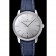 Swiss Vacheron Constantin Patrimony Silver Dial Silver Diamonds Case Blue Leather Bracelet 1454161