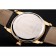 Omega De Ville Prestige White Dial Gold Case Black Leather Strap