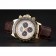 Rolex Cosmograph Daytona Gold Case Black Subdials Brown Leather Bracelet 622634