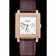 Piaget Emperador Limited Edition White Dial Engraved Rose Gold Case Brown Leather Bracelet 1454140