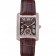 Cartier Tank MC Gold Diamond Case Brown Dial Brown Leather Strap 622170
