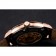 Swiss Patek Philippe Complications Openworked Dial Rose Gold Case Brown Leather Strap