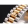 Swiss Rolex Datejust Black Dial Gold Bezel Stainless Steel Case Two Tone Bracelet