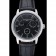 Vacheron Constantin Patrimony Power Reserve Black Dial Silver Diamond Case Black Leather Bracelet 1454267