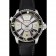 Swiss Blancpain 500 Fathoms Silver Dial Stainless Steel Case Black Canvas Strap