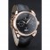 Patek Philippe Complications Chronograph Black Dial Gold Case Black Leather Bracelet 1454235