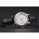 Patek Philippe Calatrava White Dial Double Ribbed Bezel Stainless Steel Case Black Leather Strap