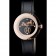 Hermes Classic MOP Dial Black Leather Strap