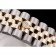 Rolex DateJust Brushed Stainless Steel Case Silver Flowers Dial Diamonds Plated