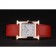Hermes Heure H Rose Gold Bezel Red Leather Strap White Dial 80233