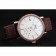Piaget Altiplano Diamond Gold Case White Dial Brown Leather Bracelet 622627