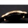 Patek Philippe Calatrava Gold Dial Roman Numerals Ribbed Bezel Gold Case Black Leather Strap