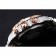 Breitling Chronomat Black Dial Rose Gold Bezel And Subdials Stainless Steel Case Two Tone Bracelet
