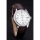 Rolex Cellini White Dial Stainless Steel Case Brown Leather Strap 622839