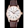 Mido Multifort Brown Croco Leather Strap White-Silver Dial 80300
