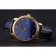 Patek Philippe Calatrava Date Blue Embossed Dial Gold Case Blue Leather Strap