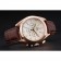 Omega Seamaster Aqua Terra Chronograph Ivory Dial Gold Case Brown Leather Bracelet 622530