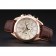 Omega Seamaster Aqua Terra Chronograph Ivory Dial Gold Case Brown Leather Bracelet 622530