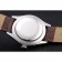Rolex Cellini White Dial Stainless Steel Case Brown Leather Bracelet 622723