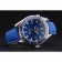 Omega Seamaster Planet Ocean GMT Blue Dial Blue Leather Band 622394