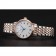 Patek Philippe Calatrava Ladies White Dial Blue Numerals Rose Gold Case Two Tone Bracelet 1453830