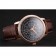 Swiss Patek Philippe Multi-Scale Chronograph Black Dial Rose Gold Case Brown Leather Strap