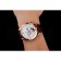 Patek Philippe Chronograph White Dial Rose Gold Case Brown Leather Strap