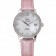 Omega DeVille Prestige Co-Axial Diamond Silver Case Mother-Of-Pearl Dial Pink Leather Strap