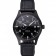 IWC Mark XVll Black Dial Black Stainless Steel Case Black Leather Strap