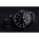 IWC Mark XVll Black Dial Black Stainless Steel Case Black Leather Strap